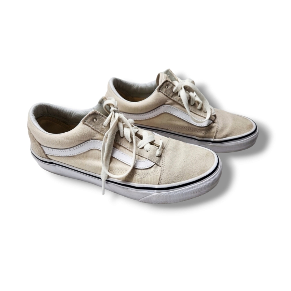 Vans Unisex Old Skool (French Oak) Classic Side Stripe Canvas Skate Shoes |